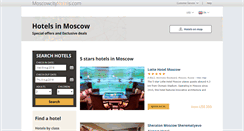 Desktop Screenshot of moscowcityhotels.com